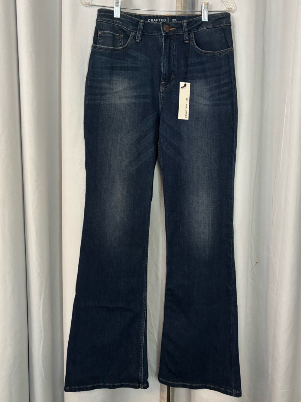 Crafted by Lee Flare Retro-Inspired silhouette jeans In the DEW wash Size 10